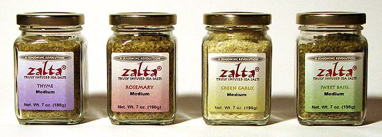 Zalta Herb-Infused Sea Salts